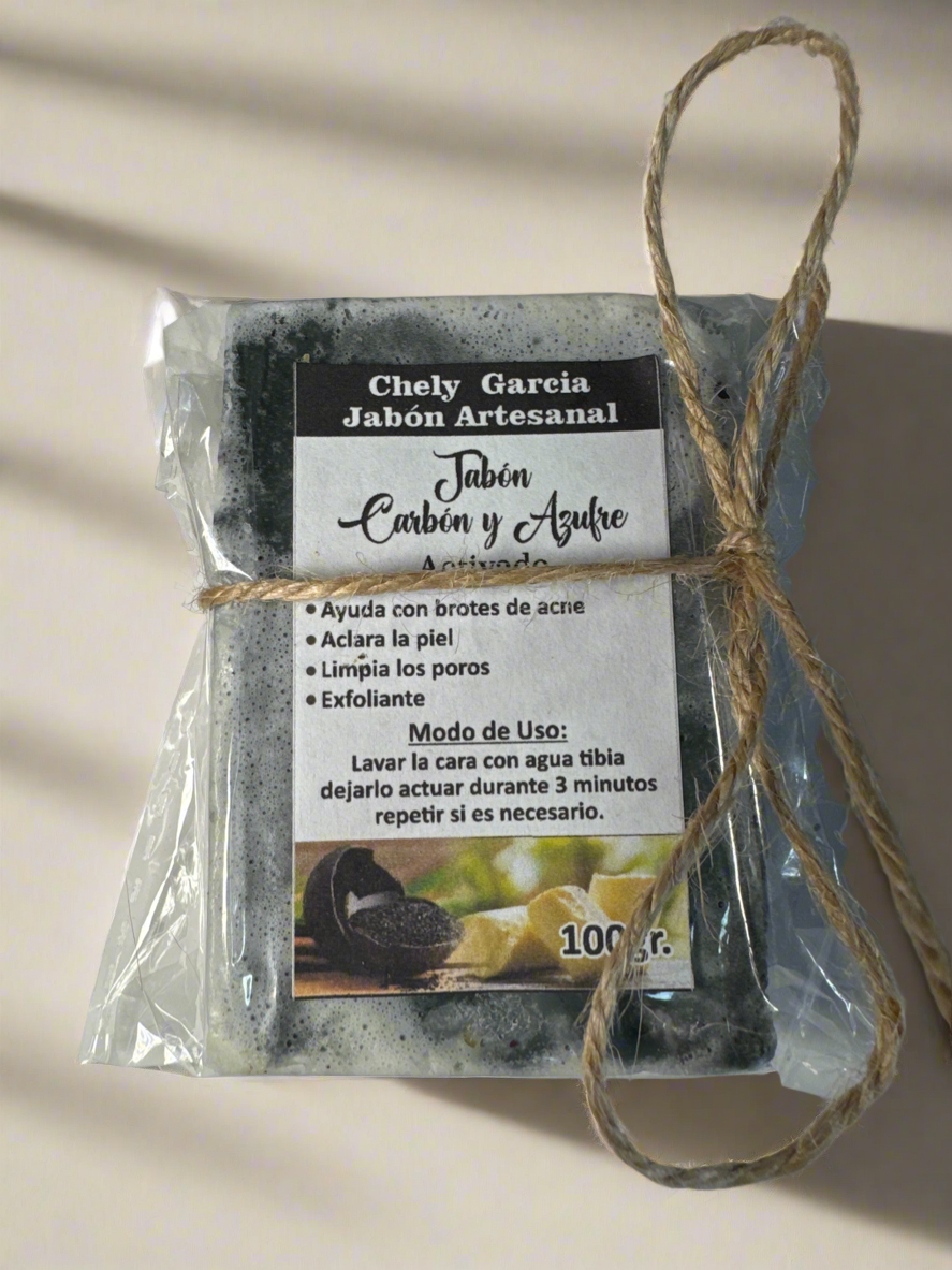 Jabon Carbon Activado y Azufre
