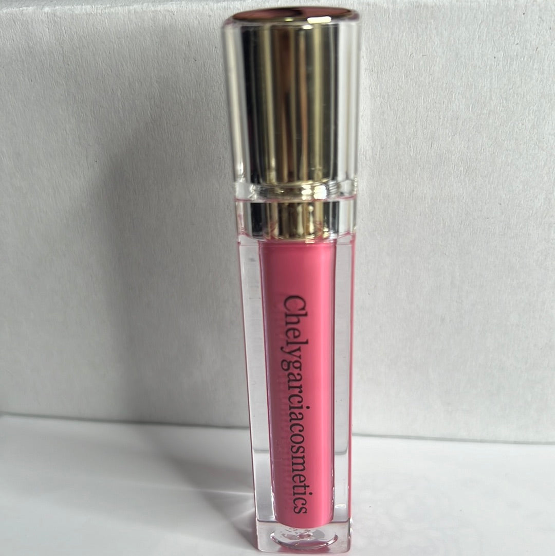 Pink matte lipstick