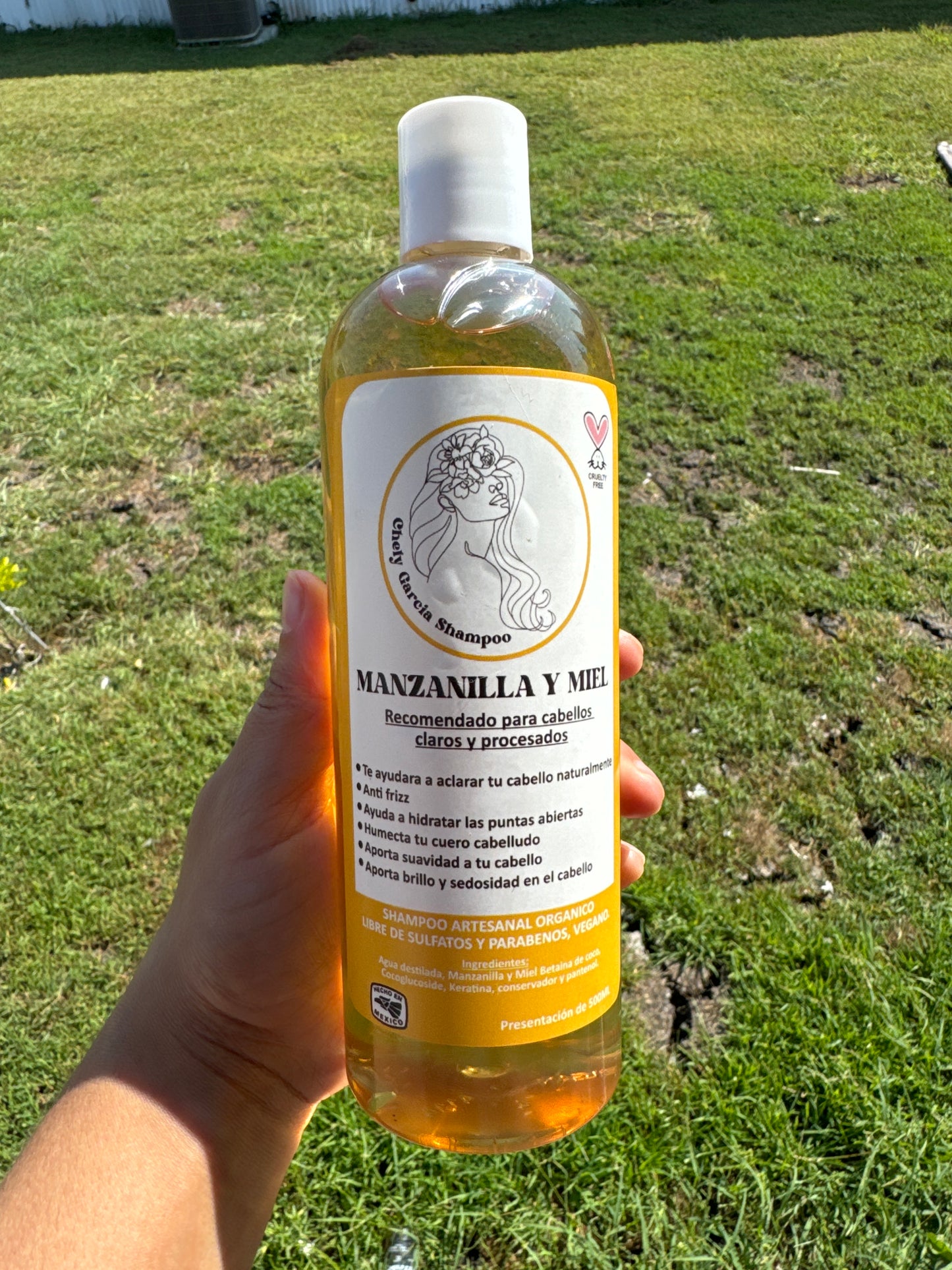Manzanilla y Miel shampoo