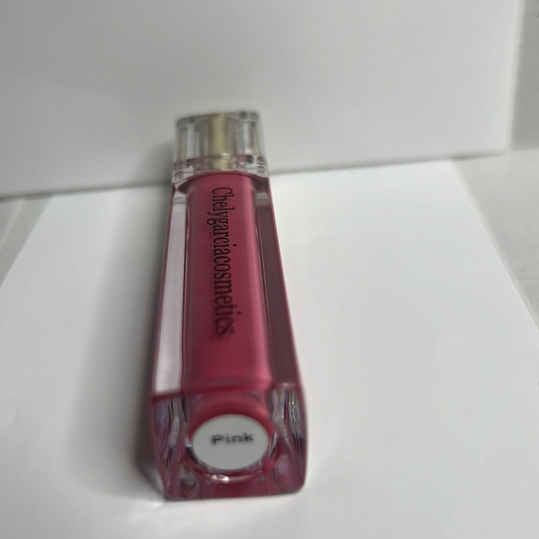 Pink matte lipstick