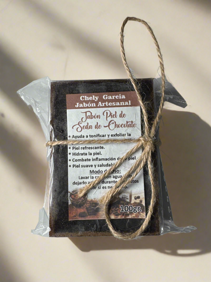Jabon Piel de seda de chocolate