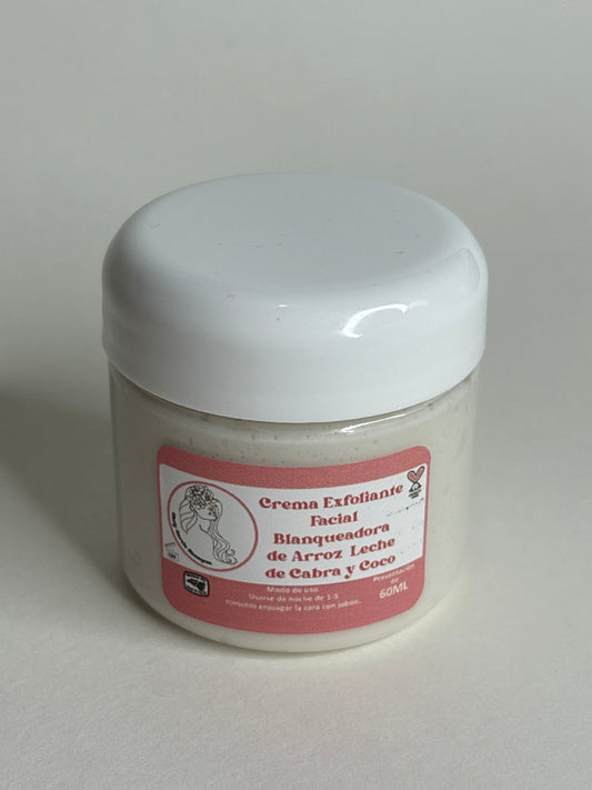 Crema Exfoliante Facial Blanqueadora