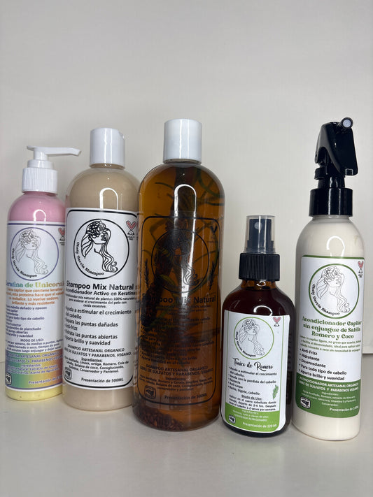 Shampoo Mix Kit Completo para la perdida de pelo