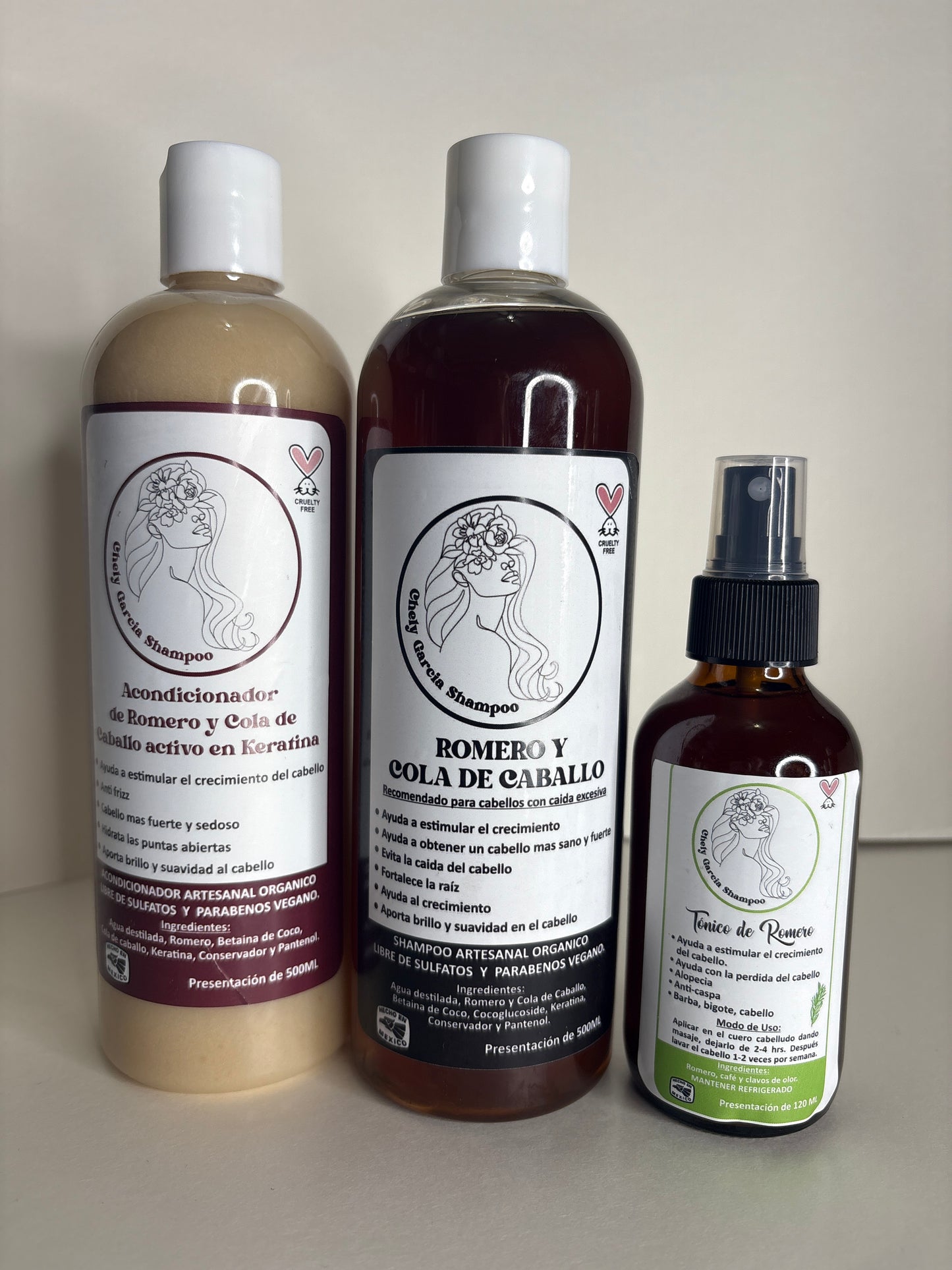 Romero y cola de caballo Kit para perdida de Cabello